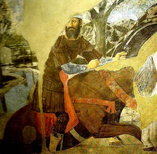 Piero della Francesca the legend of the true cross, detail oil painting picture